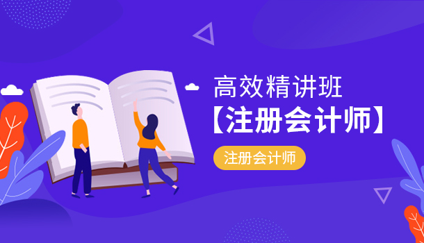 高效精讲班【注册会计师】